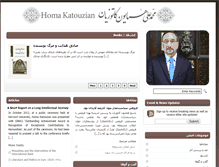 Tablet Screenshot of homakatouzian.com